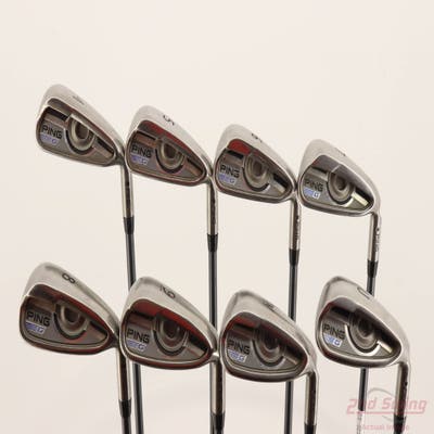 Ping 2016 G Iron Set 4-PW AW Ping CFS 80 Graphite Graphite Stiff Right Handed Black Dot +1/2"