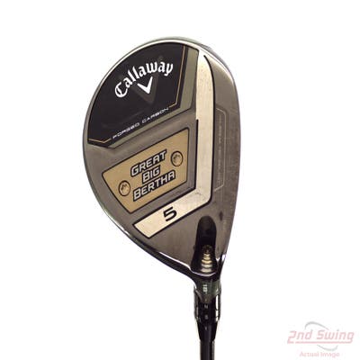 Callaway Great Big Bertha 23 Fairway Wood 5 Wood 5W 18° UST Helium Nanocore IP 50 Graphite Senior Right Handed 42.5in