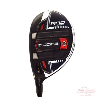 Cobra RAD Speed Fairway Wood 3 Wood 3W 14.5° Fujikura Motore X F3 6 Graphite Regular Left Handed 43.25in