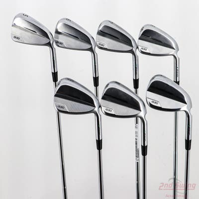 Ping i530 Iron Set 5-PW AW True Temper Dynamic Gold Mid 115 S300 Steel Stiff Right Handed Green Dot STD