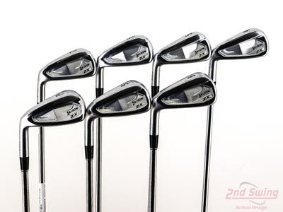 Mint Srixon ZX4 MK II Iron Set 4-PW FST KBS Tour Lite Steel Regular Left Handed +1/4"