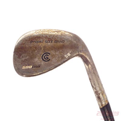 Cleveland 588 DSG RTG Wedge Lob LW 58° True Temper Dynamic Gold Steel Wedge Flex Right Handed 35.5in