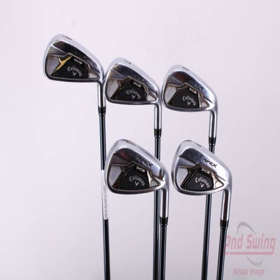 Callaway Apex DCB 21 Iron Set 6-PW UST Mamiya Recoil 65 F2 Graphite Senior Right Handed 37.0in