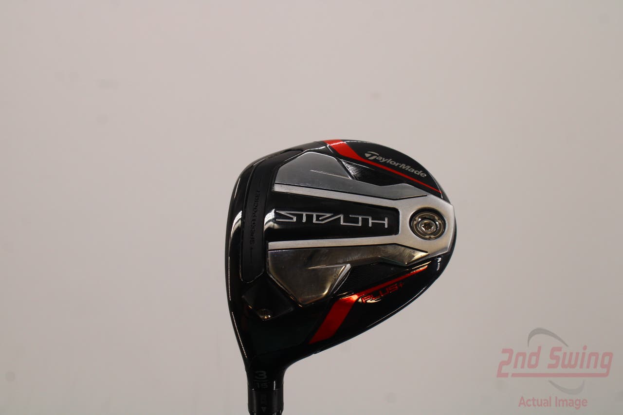 TaylorMade Stealth Plus Fairway Wood 3 Wood 3W 15° PX HZRDUS Smoke Red RDX 60 Graphite Regular Left Handed 43.0in