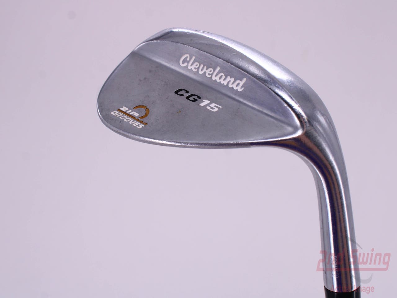 Cleveland CG15 Satin Chrome Wedge Lob LW 58° 12 Deg Bounce True Temper Dynamic Gold Steel Wedge Flex Right Handed 35.5in
