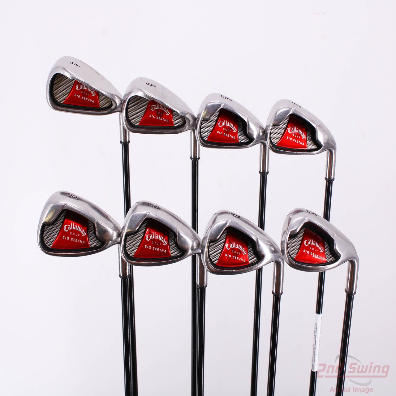 Callaway 2008 Big Bertha Iron Set 4PW SW Callaway Stock Graphite