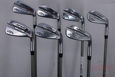 Callaway Apex Pro 21 Iron Set 5-PW GW UST Mamiya Recoil 680 F4 Graphite Stiff Right Handed 38.0in