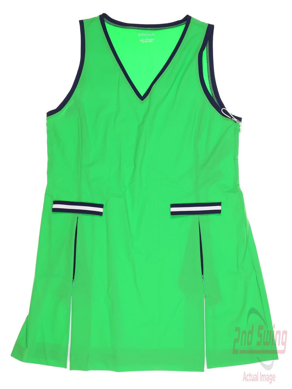 New Womens Kinona Season Opener Sleeveless Dress Large L Kelly Green MSRP $179
