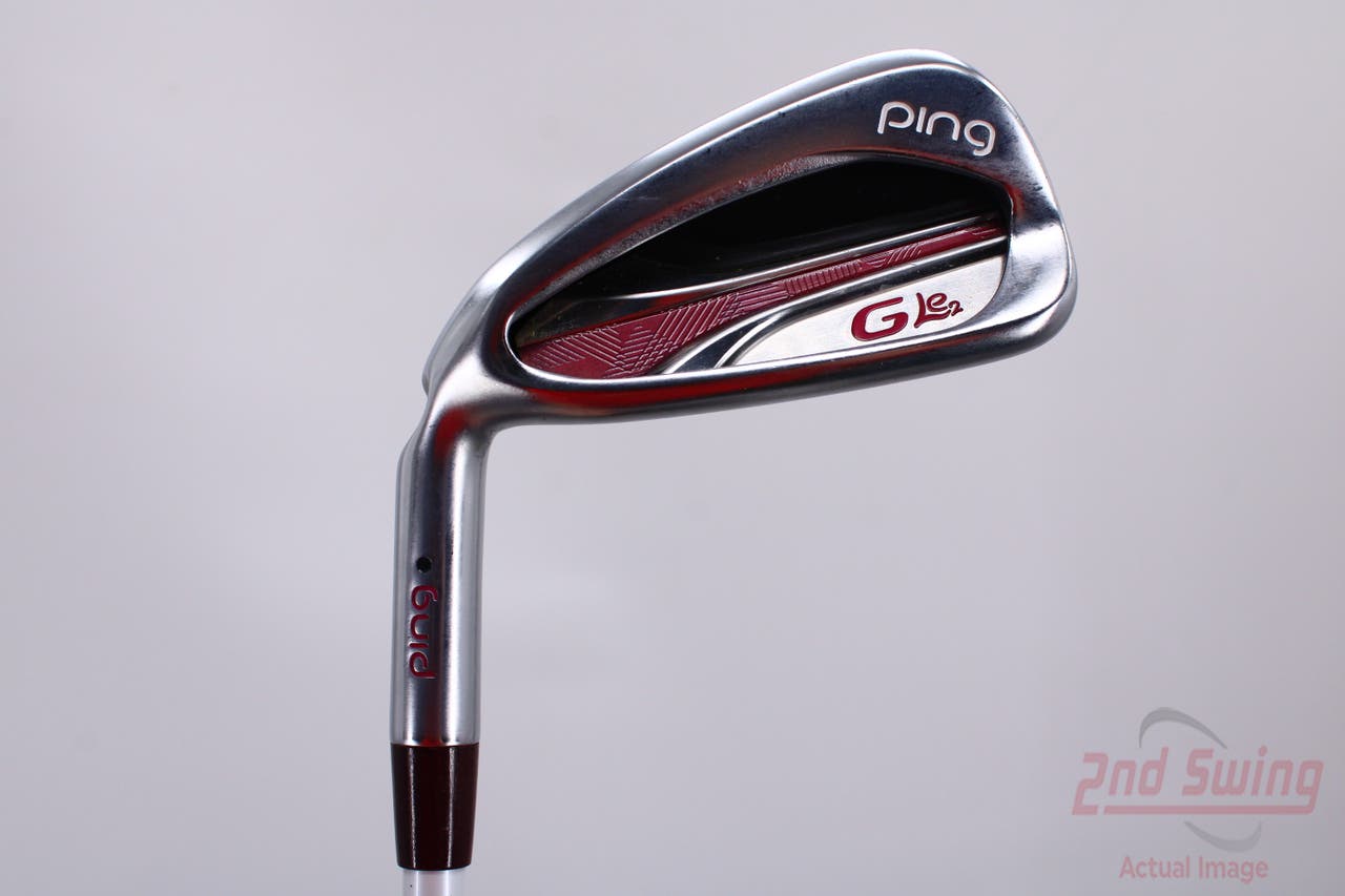 Ping G LE 2 Single Iron 6 Iron ULT 240 Lite Graphite Ladies Left Handed Black Dot 37.0in