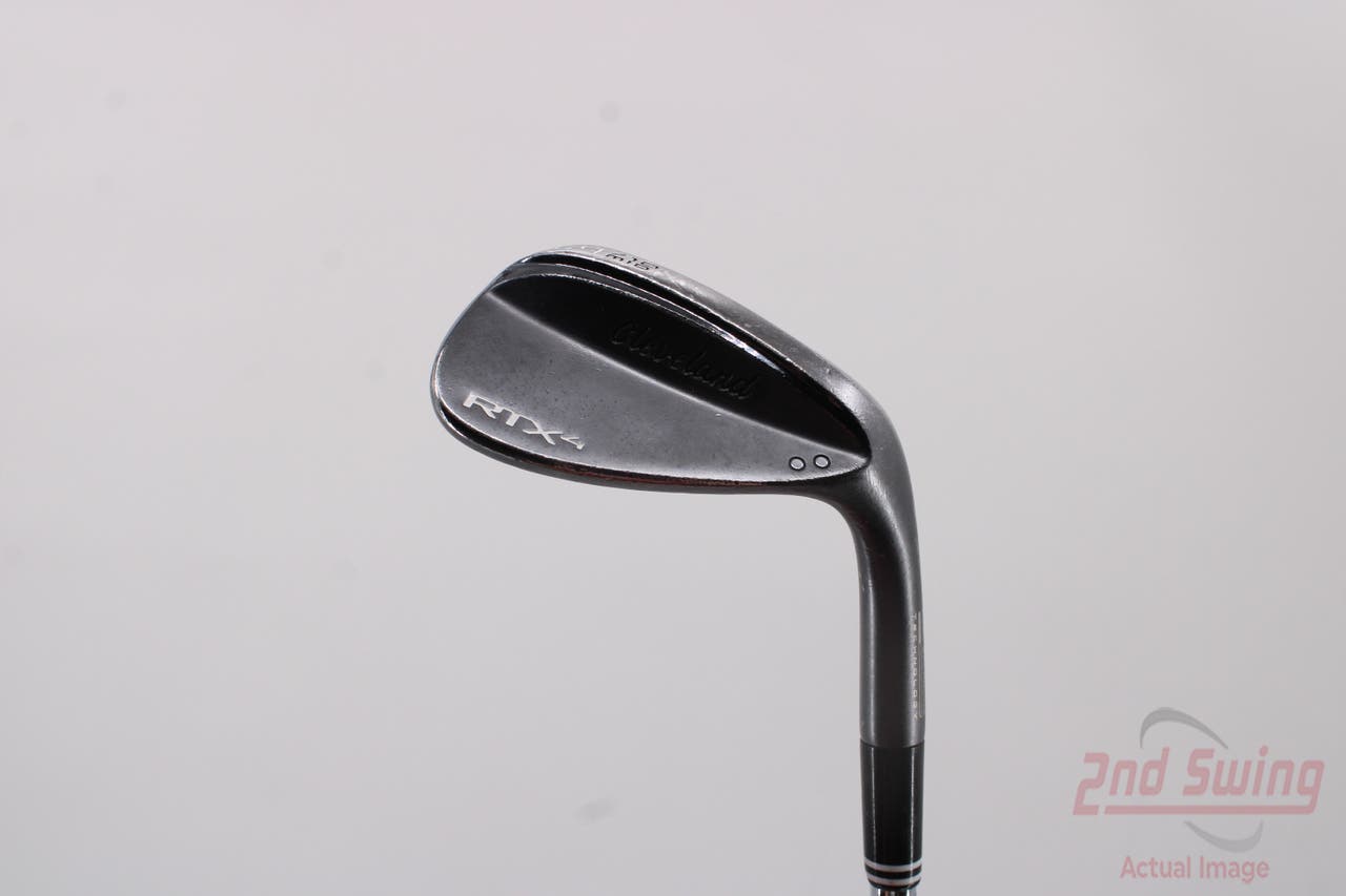 Cleveland RTX 4 Black Satin Wedge Sand SW 54° 10 Deg Bounce Dynamic Gold Tour Issue S400 Steel Stiff Right Handed 35.5in