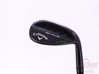 Callaway MD3 Milled Black S-Grind Wedge Lob LW 60° 9 Deg Bounce S Grind Callaway Stock Steel Steel Stiff Right Handed 35.0in