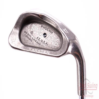 Ping Zing Single Iron 4 Iron Ping KT-M Steel Stiff Right Handed Black Dot 37.5in
