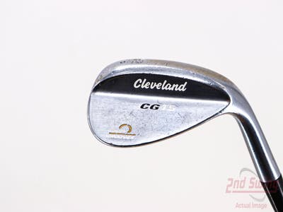 Cleveland CG15 Satin Chrome Wedge Gap GW 52° 10 Deg Bounce Cleveland Traction Wedge Steel Wedge Flex Right Handed 35.25in