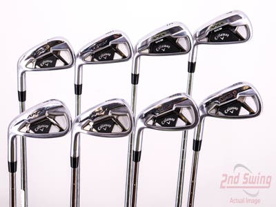 Callaway Apex 21 Iron Set 4-PW AW Nippon NS Pro Modus 3 Tour 130 Steel X-Stiff Left Handed 38.0in