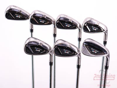 TaylorMade M4 Iron Set 5-PW AW FST KBS Tour Steel Stiff Right Handed 38.25in