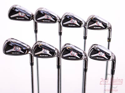 TaylorMade 2009 Burner Iron Set 4-PW AW FC-One Steel Shaft Steel Regular Right Handed 38.75in
