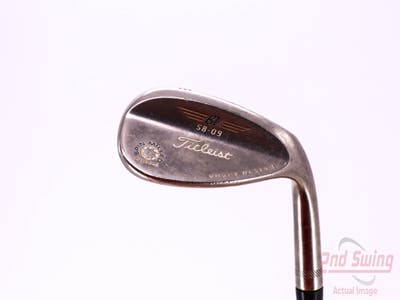 Titleist Vokey Spin Milled SM4 Chrome Wedge Lob LW 58° 9 Deg Bounce FST KBS Tour Steel Stiff Right Handed 35.0in
