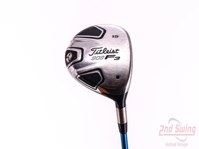 Titleist 909 F3 Fairway Wood 3 Wood 3W 15° GD Tour AD Quattrotech MD 6 Graphite Stiff Right Handed 43.0in