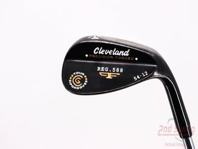 Cleveland 2012 588 Black Pearl Wedge Sand SW 54° 12 Deg Bounce True Temper Dynamic Gold Steel Wedge Flex Right Handed 35.5in