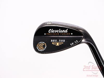 Cleveland 2012 588 Black Pearl Wedge Lob LW 58° 12 Deg Bounce True Temper Tour Concept Steel Wedge Flex Right Handed 35.25in