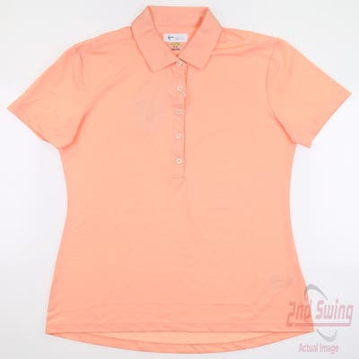 New Womens Greg Norman Polo Small S Pink MSRP $50
