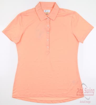 New Womens Greg Norman Polo Small S Pink MSRP $50