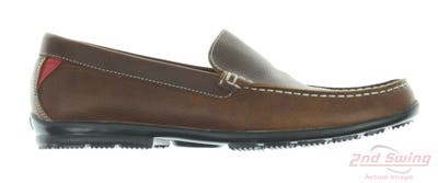 New Mens Golf Shoe Footjoy Club Casuals Penny Loafer Medium 11.5 Brown MSRP $170 79013