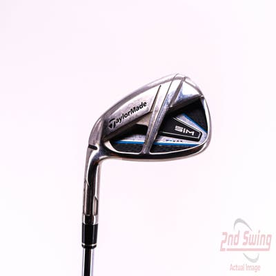 TaylorMade SIM MAX Single Iron Pitching Wedge PW FST KBS MAX 85 Steel Regular Left Handed 36.25in