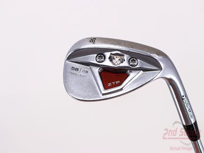 TaylorMade 2010 XFT TP Milled Wedge Lob LW 58° 9 Deg Bounce Dynamic Gold Tour Issue Steel Wedge Flex Right Handed 35.5in
