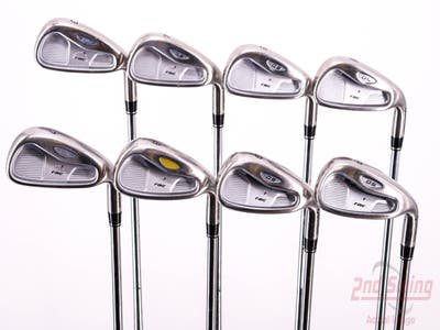 TaylorMade Rac OS Iron Set 3-PW Stock Steel Shaft Steel Stiff Right Handed 38.25in