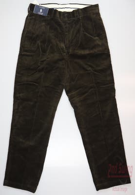 New Mens Ralph Lauren Corduroy Pants 34 x32 Brown MSRP $75