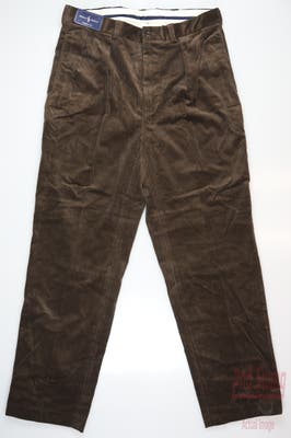 New Mens Ralph Lauren Corduroy Pants 40 x32 Brown MSRP $75