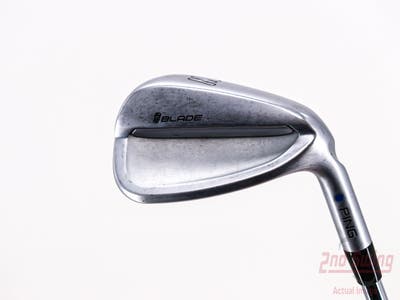 Ping iBlade Single Iron Pitching Wedge PW True Temper Dynamic Gold S300 Steel Stiff Right Handed Blue Dot 35.75in