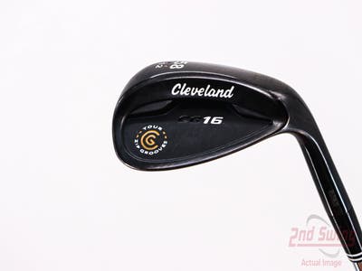 Cleveland CG16 Black Zip Groove Wedge Lob LW 58° 12 Deg Bounce Cleveland Traction Wedge Steel Wedge Flex Right Handed 35.25in