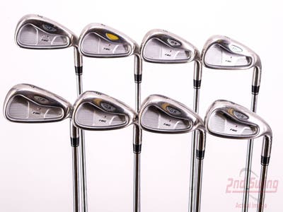 TaylorMade Rac OS 2005 Iron Set 3-PW TM T-Step 90 Steel Stiff Right Handed 38.5in