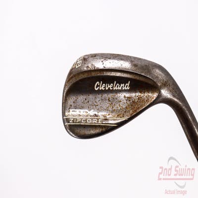 Cleveland RTX ZipCore Raw Wedge Lob LW 58° 10 Deg Bounce Dynamic Gold Spinner TI Steel Wedge Flex Right Handed 36.0in