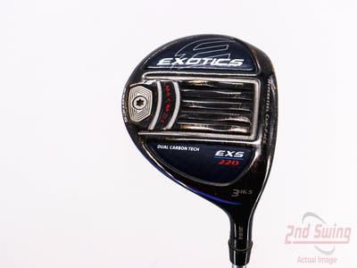 Tour Edge Exotics EXS 220 Fairway Wood 3 Wood 3W 16.5° Grafalloy ProLaunch Blue 45 Graphite Ladies Right Handed 42.25in