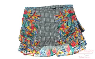 New Womens Lucky In Love Golf Skort X-Large XL Multi MSRP $96