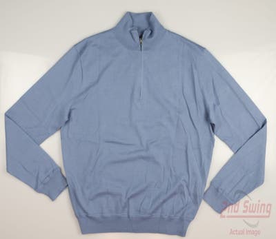 New Mens Ralph Lauren Sweater Medium M Blue MSRP $198