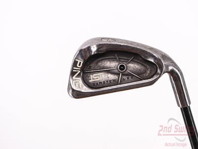 Ping ISI Single Iron 6 Iron Stock Graphite Shaft Graphite Stiff Right Handed Black Dot 37.75in