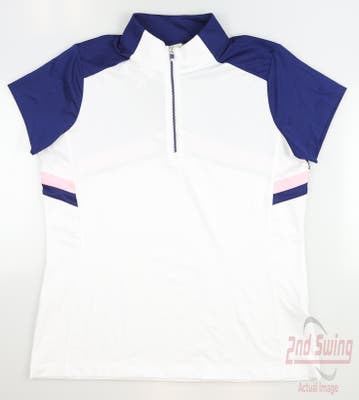 New Womens EP Pro Polo Large L Multi MSRP $78