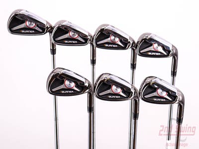 TaylorMade 2009 Burner Iron Set 4-PW Stock Steel Shaft Steel Stiff Right Handed 38.75in