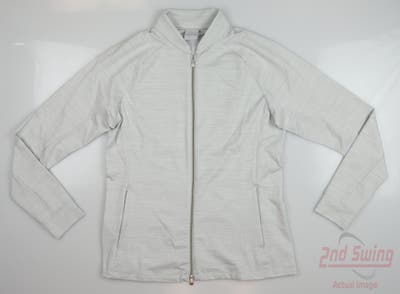 New Womens Dunning Golf Jacket Small S Gray MSRP $118