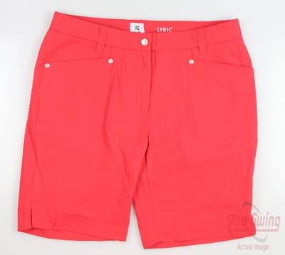 New Womens Daily Sports Shorts 10 Red MSRP $120