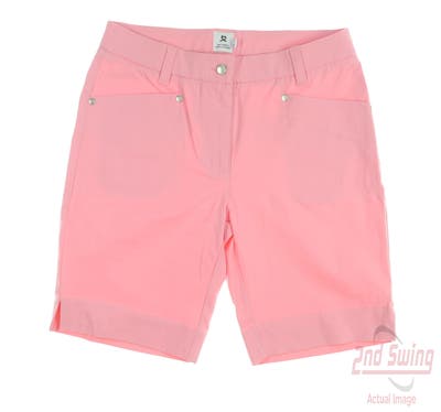 New Womens Daily Sports Shorts 6 Pink MSRP $120