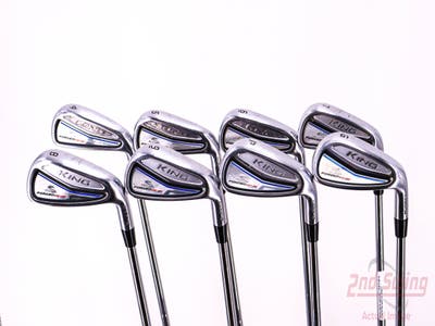 Cobra King Forged One Length Iron Set 4-PW GW FST KBS Tour FLT Steel Stiff Right Handed 36.5in
