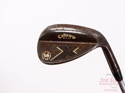 Callaway X Forged Vintage Wedge Sand SW 56° 14 Deg Bounce Stock Steel Shaft Steel Wedge Flex Right Handed 35.0in