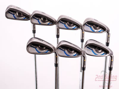 Ping Gmax Iron Set 5-PW AW Ping CFS Distance Steel Stiff Right Handed Yellow Dot 38.25in