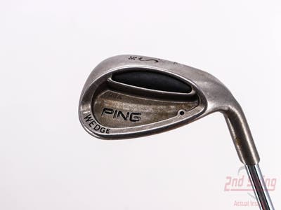 Ping i Wedge Wedge Sand SW 56° Stock Steel Shaft Steel Stiff Right Handed Black Dot 35.5in