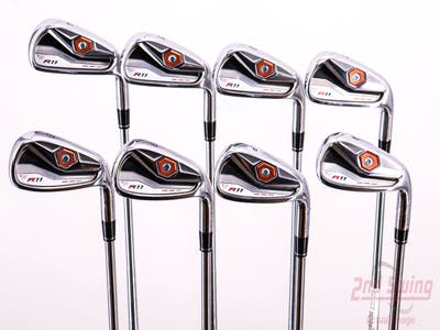 TaylorMade R11 Iron Set 4-PW AW FST KBS 90 Steel Stiff Right Handed 38.25in